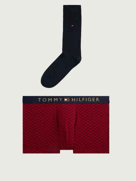 Zdjęcie produktu Tommy Hilfiger Bokserki + skarpety bordowy