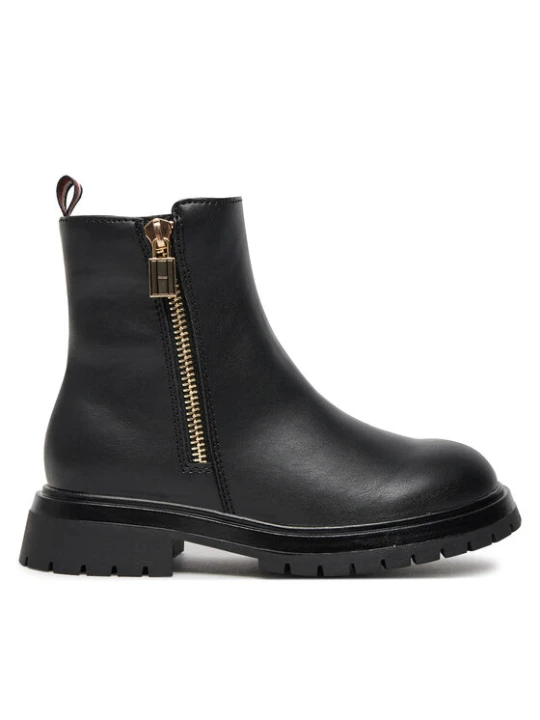 Zdjęcie produktu Tommy Hilfiger Botki Chelsea Boot T3A5-33566-1351 M Czarny