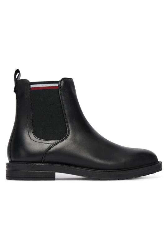 Zdjęcie produktu Tommy Hilfiger Botki Cleated Hilifger W FM0FM05728 Czarny