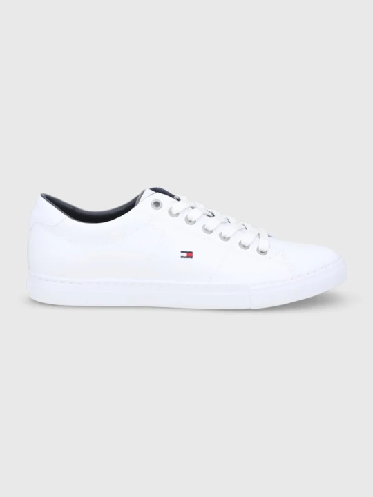 Zdjęcie produktu Tommy Hilfiger Buty skórzane ESSENTIAL SNEAKER LTH biały