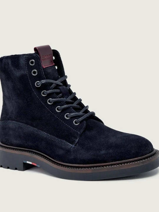 Zdjęcie produktu Tommy Hilfiger Buty wysokie | zamsz granatowy