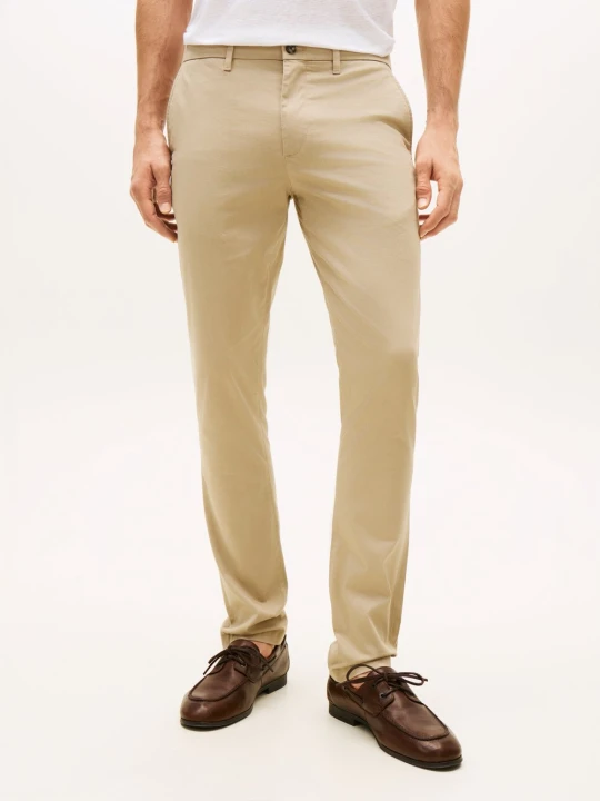 Zdjęcie produktu Tommy Hilfiger Chino - Bleecker Mężczyźni Bawełna beżowy