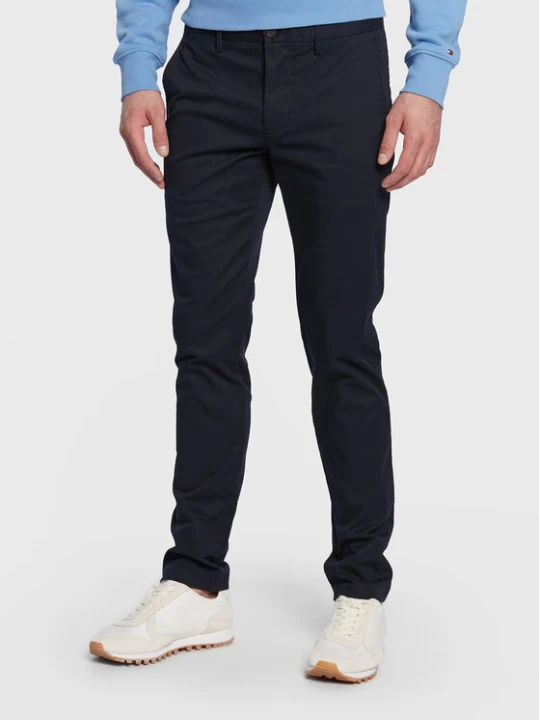 Zdjęcie produktu Tommy Hilfiger Chinosy Core Bleecker MW0MW28883 Granatowy Slim Fit