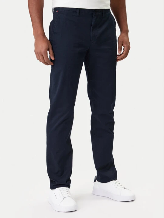 Zdjęcie produktu Tommy Hilfiger Chinosy Core Denton MW0MW41993 Granatowy Regular Fit