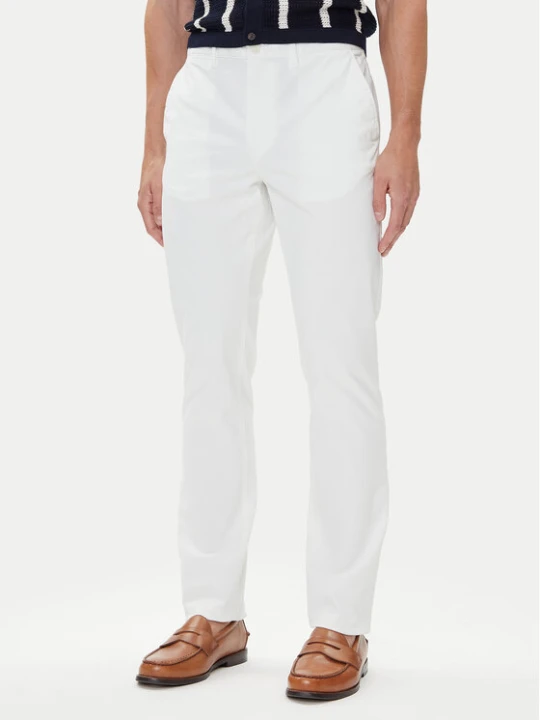 Zdjęcie produktu Tommy Hilfiger Chinosy Denton Essential MW0MW40262 Biały Straight Fit