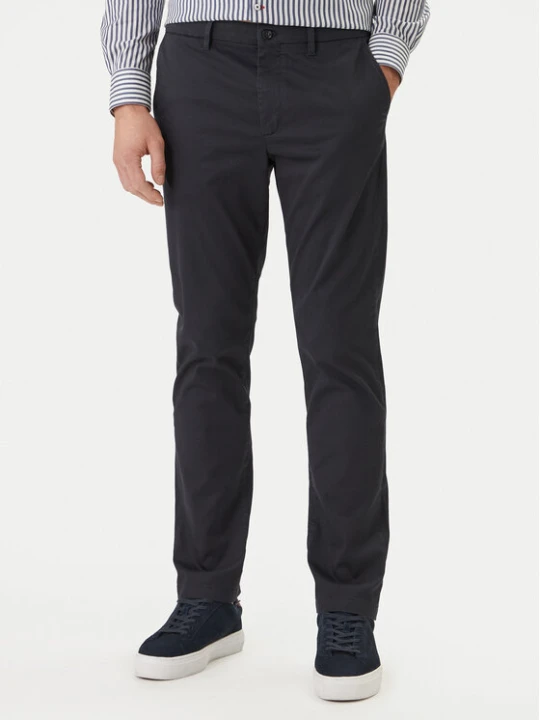 Zdjęcie produktu Tommy Hilfiger Chinosy Denton MW0MW41923 Granatowy Straight Fit
