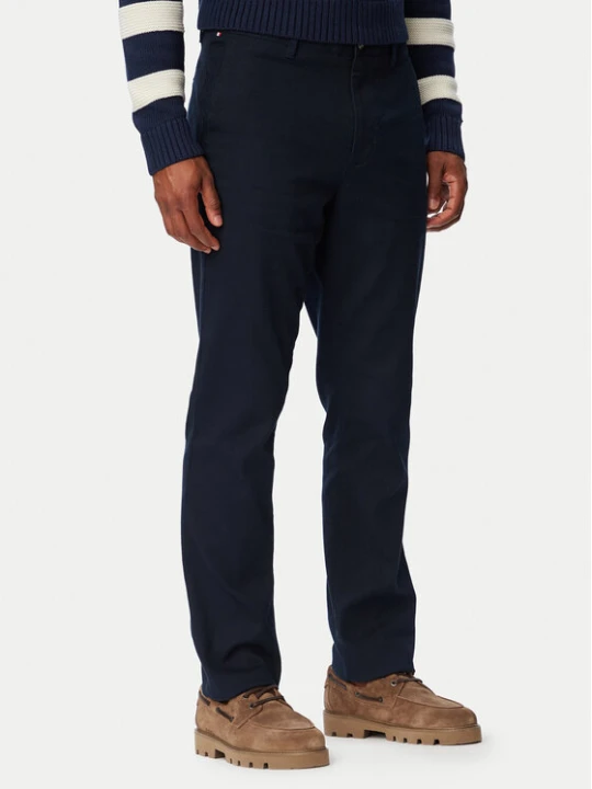 Zdjęcie produktu Tommy Hilfiger Chinosy Denton MW0MW43151 Granatowy Regular Fit