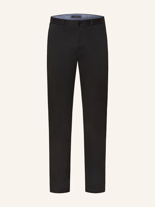 Zdjęcie produktu Tommy Hilfiger Chinosy Denton Straight Fit schwarz CZARNY