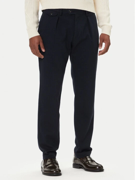 Zdjęcie produktu Tommy Hilfiger Chinosy Harlem MW0MW40340 Granatowy Tapered Fit