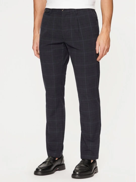Zdjęcie produktu Tommy Hilfiger Chinosy MW0MW37726 Granatowy Tapered Fit
