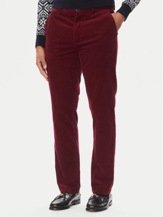 Zdjęcie produktu Tommy Hilfiger Chinosy MW0MW44822 Bordowy Regular Fit