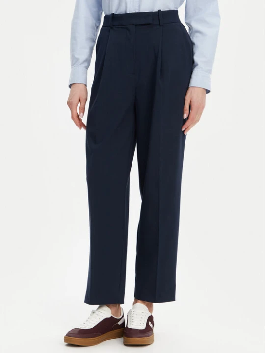 Zdjęcie produktu Tommy Hilfiger Chinosy WW0WW44793 Granatowy Tapered Fit