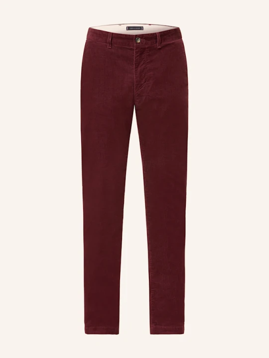 Zdjęcie produktu Tommy Hilfiger Chinosy Ze Sztruksu Denton Straight Fit braun CIEMNOCZERWONY