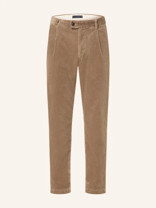 Zdjęcie produktu Tommy Hilfiger Chinosy Ze Sztruksu Harlem Relaxed Tapered Fit beige