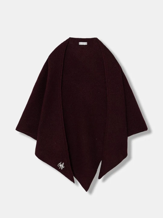 Zdjęcie produktu Tommy Hilfiger chusta damska wełniana bordowy