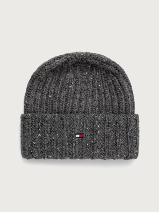 Zdjęcie produktu Tommy Hilfiger czapka beanie męska z wełną szary