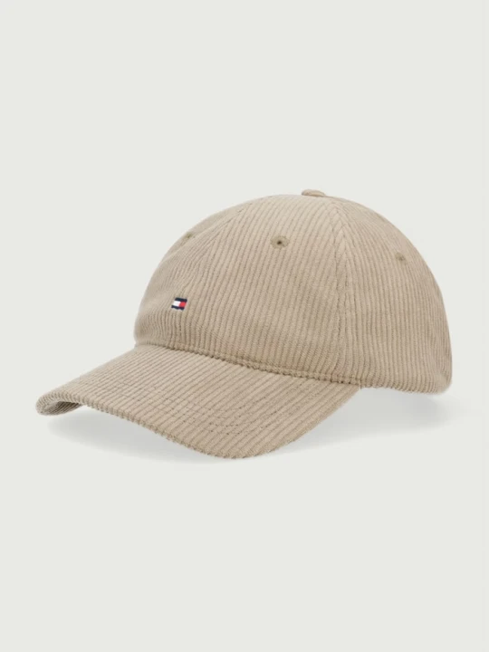 Zdjęcie produktu Tommy Hilfiger czapka bejsbolówka męska sztruksowa zielony