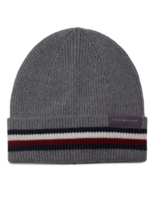 Zdjęcie produktu Tommy Hilfiger Czapka CORPORATE | z dodatkiem wełny szary
