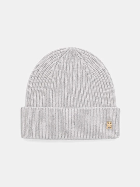 Zdjęcie produktu Tommy Hilfiger czapka kaszmirowa szary