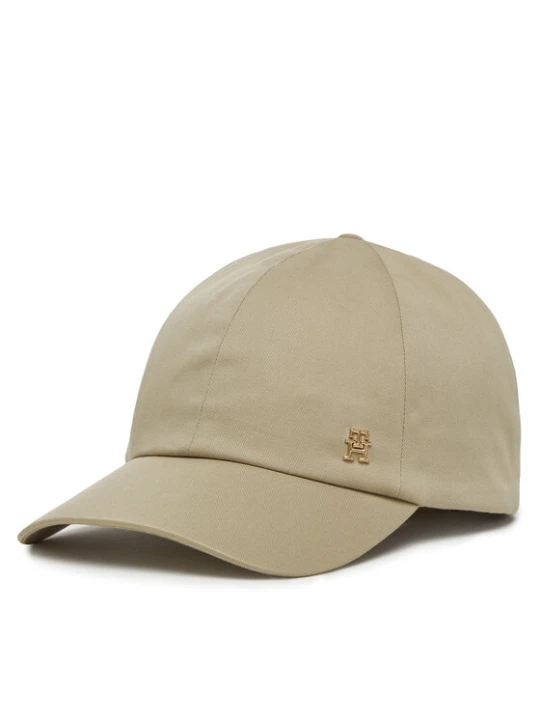 Zdjęcie produktu Tommy Hilfiger Czapka z daszkiem Elevated Chic Soft Cap AW0AW17138 Beżowy