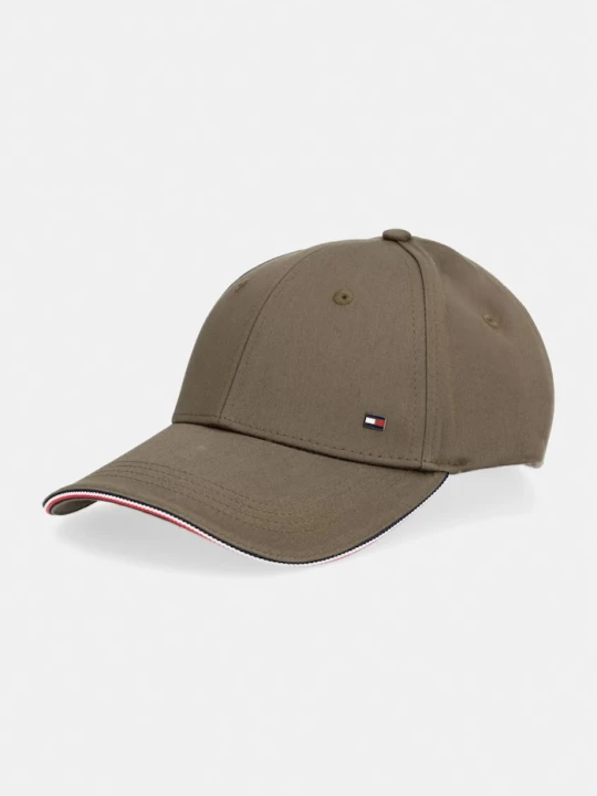 Zdjęcie produktu Tommy Hilfiger czapka z daszkiem męska bawełniana zielony