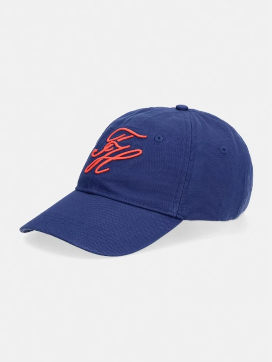 Zdjęcie produktu Tommy Hilfiger czapka z daszkiem męska bawełniana SUMMER granatowy