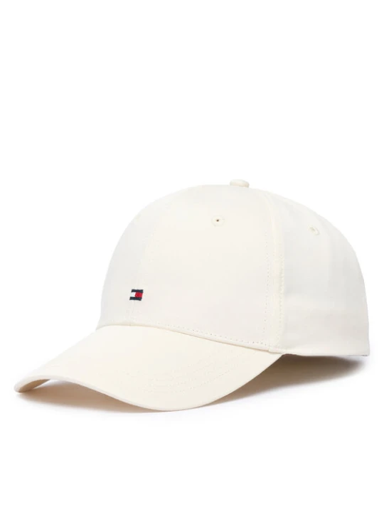 Zdjęcie produktu Tommy Hilfiger Czapka z daszkiem Th Flag AM0AM13008 Kremowy