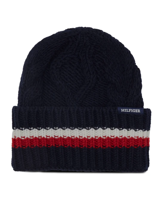 Zdjęcie produktu Tommy Hilfiger Czapka | z dodatkiem wełny granatowy