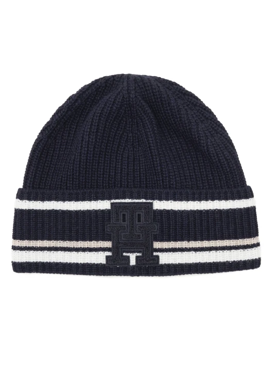 Zdjęcie produktu Tommy Hilfiger Czapka | z dodatkiem wełny i kaszmiru granatowy