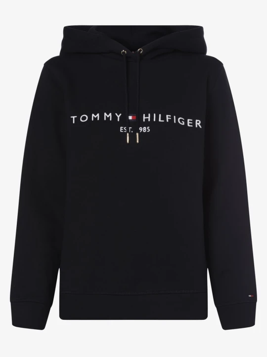Zdjęcie produktu Tommy Hilfiger bluza z kapturem Kobiety Materiał dresowy niebieski