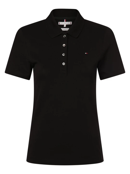 Zdjęcie produktu Tommy Hilfiger koszulka polo Kobiety Bawełna czarny