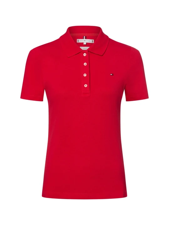 Zdjęcie produktu Tommy Hilfiger koszulka polo Kobiety Bawełna czerwony