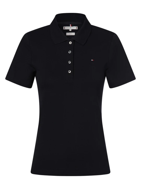 Zdjęcie produktu Tommy Hilfiger koszulka polo Kobiety Bawełna niebieski