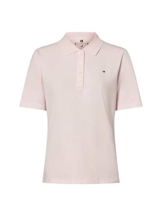 Zdjęcie produktu Tommy Hilfiger koszulka polo Kobiety Bawełna różowy