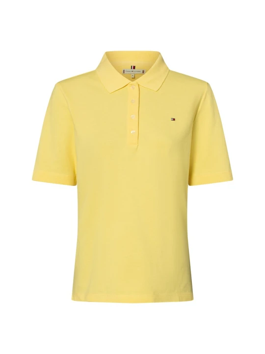 Zdjęcie produktu Tommy Hilfiger koszulka polo Kobiety Bawełna żółty