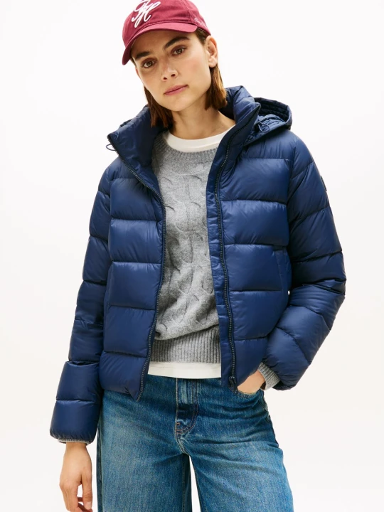 Zdjęcie produktu Tommy Hilfiger kurtka pikowana Kobiety niebieski