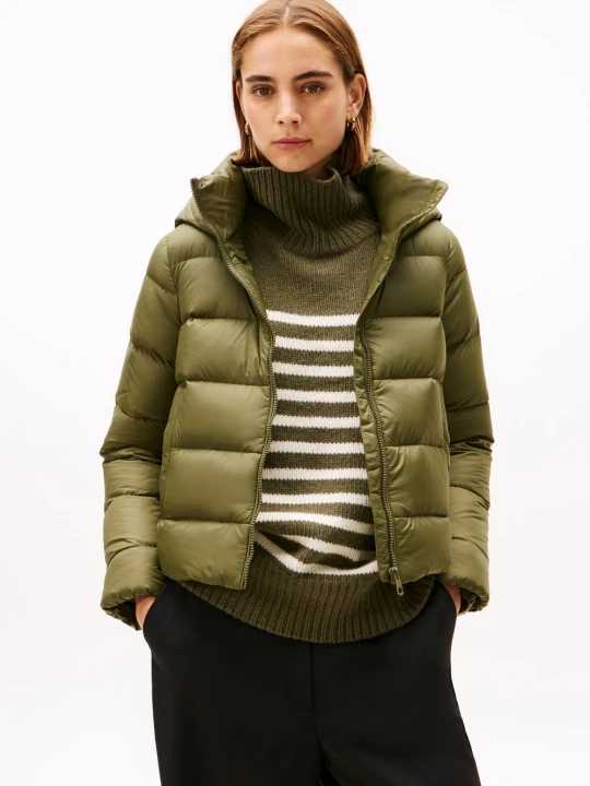 Zdjęcie produktu Tommy Hilfiger kurtka pikowana Kobiety zielony
