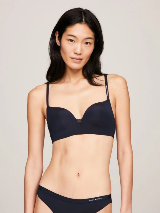 Zdjęcie produktu Tommy Hilfiger biustonosz Kobiety Sztuczne włókno niebieski