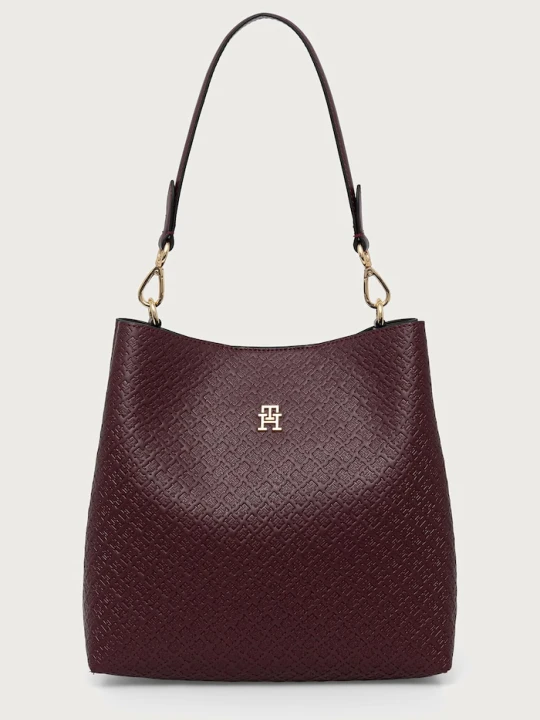 Zdjęcie produktu Tommy Hilfiger damskie z imitacji skóry bordowy