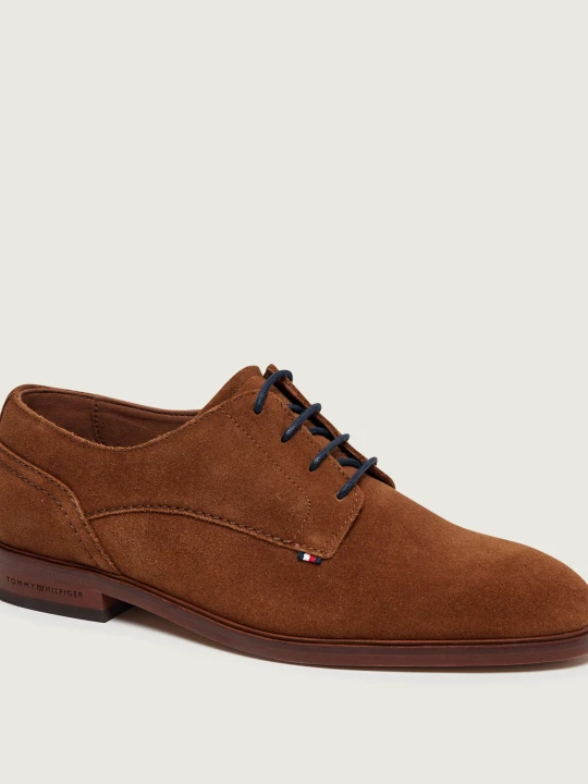 Zdjęcie produktu Tommy Hilfiger Derby | zamsz brązowy