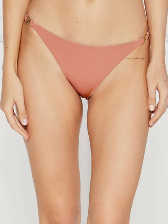 Zdjęcie produktu Tommy Hilfiger Dwustronny dół od bikini łososiowy