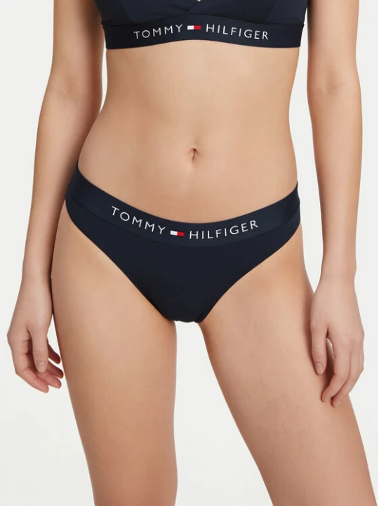 Zdjęcie produktu Tommy Hilfiger Dół od bikini UW0UW06364 Granatowy