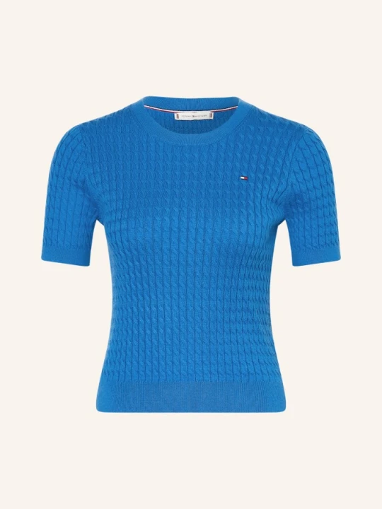 Zdjęcie produktu Tommy Hilfiger Dzianinowa Koszulka blau NIEBIESKI