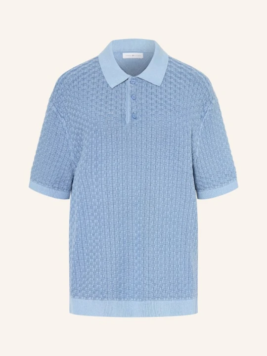 Zdjęcie produktu Tommy Hilfiger Dzianinowa Koszulka Polo blau NIEBIESKI