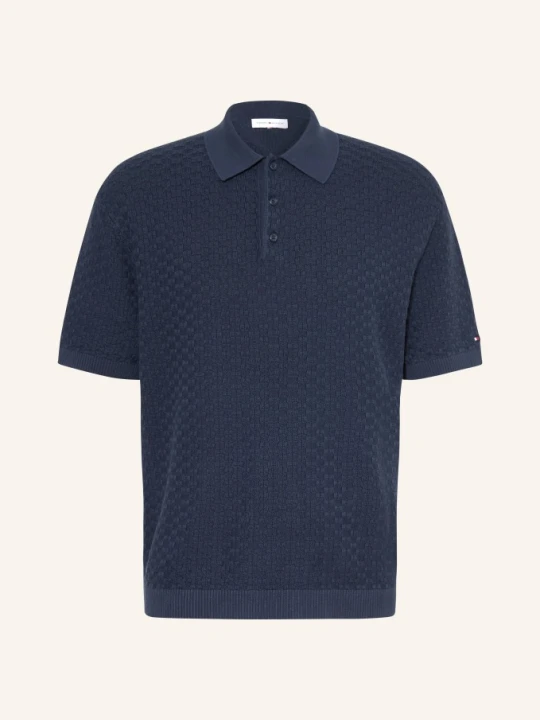 Zdjęcie produktu Tommy Hilfiger Dzianinowa Koszulka Polo blau GRANATOWY