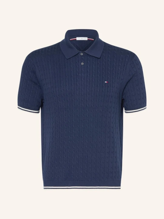 Zdjęcie produktu Tommy Hilfiger Dzianinowa Koszulka Polo blau GRANATOWY