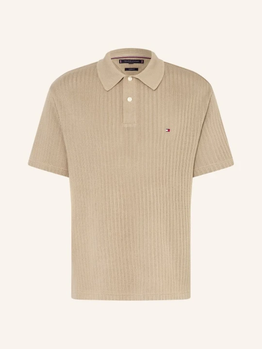 Zdjęcie produktu Tommy Hilfiger Dzianinowa Koszulka Polo Classic Fit braun SZARY