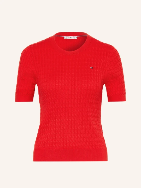 Zdjęcie produktu Tommy Hilfiger Dzianinowa Koszulka rot CZERWONY
