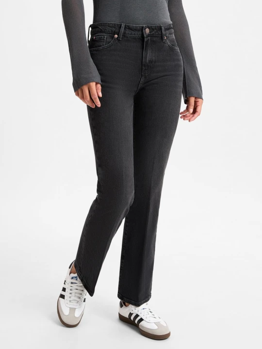 Zdjęcie produktu Tommy Hilfiger Dżinsy bootcut Kobiety Bawełna szary