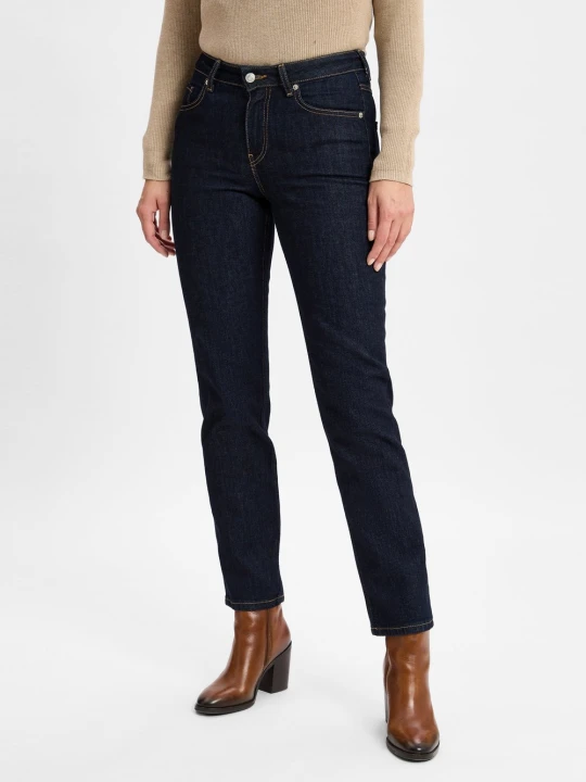 Zdjęcie produktu Tommy Hilfiger Dżinsy - Classic Straight Kobiety Bawełna niebieski